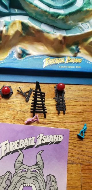 Fireball Island Vintage 1986 Milton Bradley Game 100 Complete 7