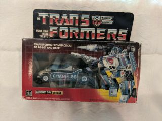 Transformers G1 Mirage From 1984 Series 1