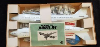 Boeing 747 Jumbo Jet - 1/100 Scale - Entex Vintage Rare Version 8453 2
