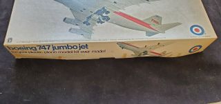 Boeing 747 Jumbo Jet - 1/100 Scale - Entex Vintage Rare Version 8453 3