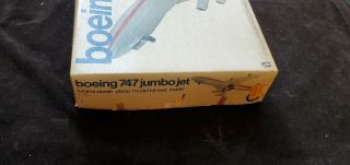 Boeing 747 Jumbo Jet - 1/100 Scale - Entex Vintage Rare Version 8453 6