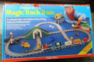 Hard To Find 1988 Fisher Price Magic Track Train Set