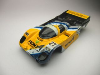 Authentic Japanese Release Tyco From A Porsche 962 Body W/ Window & 27 Decals