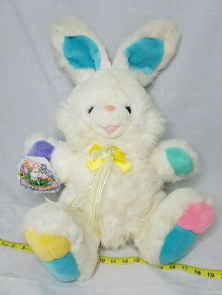 White - Plush Bunny - Dan Dee - Hoppy Hopster Tm - Large 24 " - Easter