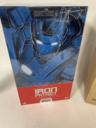 Iron Patriot Hot Toys Iron Man 3 Limited Edition Diecast Figure 1/6 Mms195 - D01
