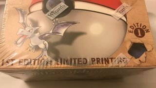 Pokemon 1st Edition Fossil Booster Box ENGLISH Factory 8