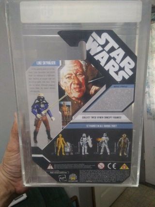 Star Wars 30th Ann.  Concept R2 - D2 & C - 3PO AFA 90 & Concept Luke Skywalker AFA 85 5