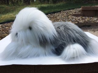 Fao Schwartz Giant Sheep Dog 24”stuffed Animal Plush Toy Dog Gorgeous