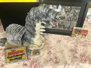 1957 Movie " Monster That Changed The World " Vintage Resin Model With Photo Movie