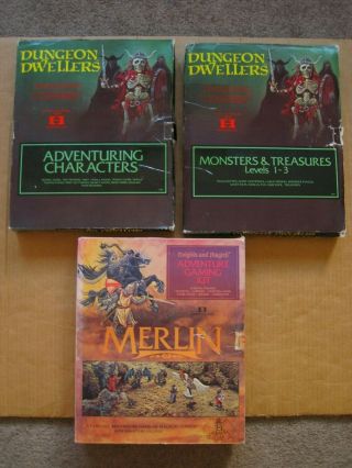 Heritage Dungeon Dwellers Adventuring Characters Monsters Knights Magick Merlin