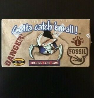 Pokemon Fossil 1st First Edition Factory Booster Box - English 2