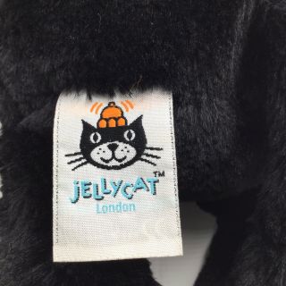 Jellycat Black Cream Tuxedo Kitty Cat Bashful Plush Soft Toy Pink Nose 12 