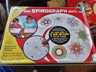 1967 Kenner Spirograph Complete Set With Refill Kit - Make Offer 4