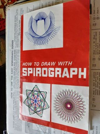 1967 Kenner Spirograph Complete Set With Refill Kit - Make Offer 5