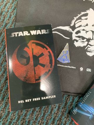 SDCC 2019 Star Wars Thrawn Treason Hardcover Book Signed With Pin Exclusive 3