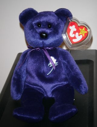 Ty Beanie Baby Princess The (diana) Bear From 1997 Rare & Retired