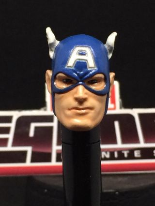 Marvel Legends Painted/fitted Classic Comic Captain America 1:12 Head Cast