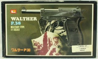 Ls 1:1 Walther P.  38 Military Type Non Firing Model Gun Kit 402u