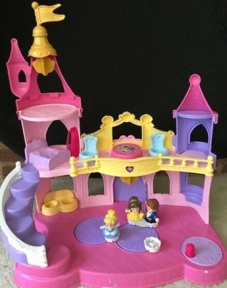 Fisher Price Disney Princess Castle Little People Musical Dancing Palace