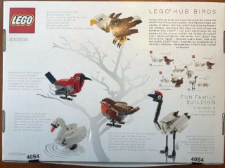 Lego 4002014 Lego Hub Birds Employee Exclusive Rare 2
