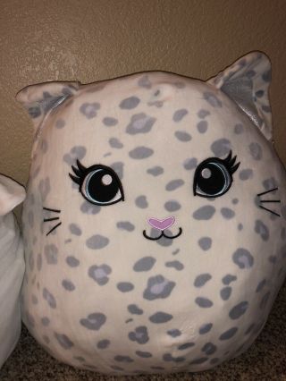 SQUISHMALLOW BLOSSOM THE SHEEP AND CRYSTAL THE SNOW LEOPARD LARGE FROM JUSTICE 2