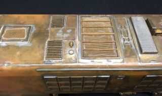 Brass O Scale Locomotive,  Unpainted,  Boxed 1950 - 60s,  Japanese 3