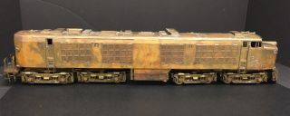 Brass O Scale Locomotive,  Unpainted,  Boxed 1950 - 60s,  Japanese 5