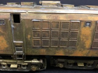 Brass O Scale Locomotive,  Unpainted,  Boxed 1950 - 60s,  Japanese 6