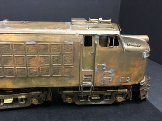 Brass O Scale Locomotive,  Unpainted,  Boxed 1950 - 60s,  Japanese 7