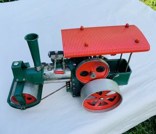 Wilesco D365 Old Smoky Live Steam Traction Engine Road Roller,  Fired,  No Box