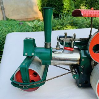 Wilesco D365 Old Smoky Live Steam Traction Engine Road Roller,  Fired,  No Box 3