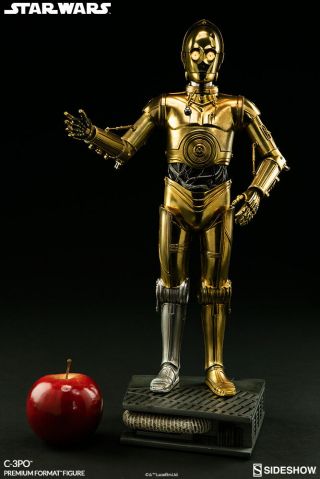 Sideshow Collectibles Premium Format 1/4 Scale Star Wars C - 3po Light Up In Hand