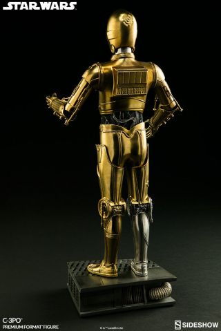Sideshow Collectibles Premium Format 1/4 Scale Star Wars C - 3PO Light Up In Hand 4