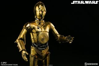Sideshow Collectibles Premium Format 1/4 Scale Star Wars C - 3PO Light Up In Hand 6