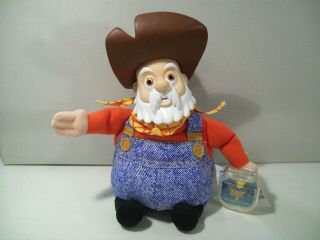Disney Toy Story 2 Stinky Pete Star Bean Plush With Hang Tag Prospector,
