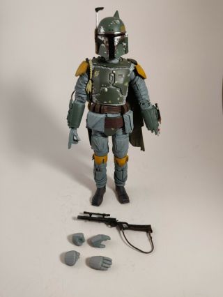 Star Wars Mafex No 16 Boba Fett Empire Strikes Back - See Pictures
