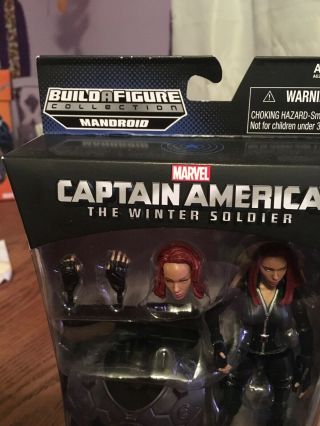Marvel Legends Captain America: Winter Soldier Black Widow Mandroid BAF Movie 3
