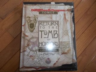 Tsr Ad&d Tomes Return To The Tomb Of Horrors Sw