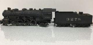 Max Gray/toby O Scale 2 Rail Santa Fe 2 - 8 - 2 Steam Engine 3278.