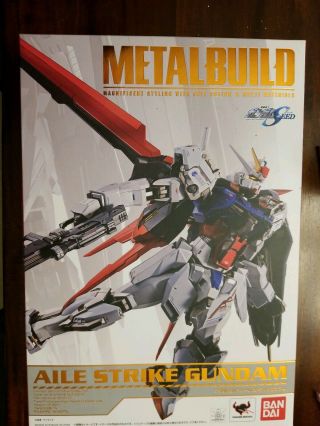 Metal Build Mobile Suit Gundam Seed Aile Strike Gundam Bandai Japan