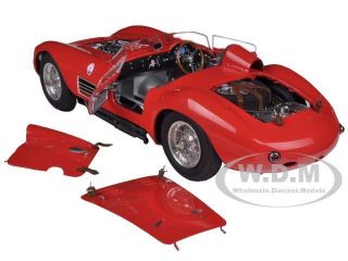 1956 MASERATI 300S RED 1/18 DIECAST MODEL CAR BY CMC 105 2