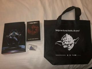 Sdcc 2019 Star Wars Thrawn Treason Book Signed Timothy Zahn With Tote & Pin