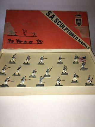 17 Sae Figures Us Infantry Army,  1870 - 1910,  30 Mm