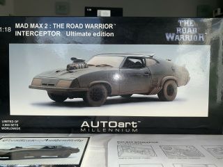 1 18 Autoart Mad Max 2 : The Road Warrior Interceptor Ultimate Edition - Muddy
