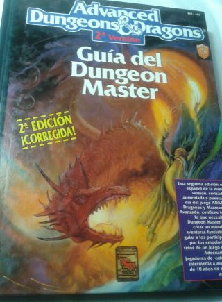 Guía Del Dungeon Master (advanced Dungeons & Dragons,  2a Versión) Spanish