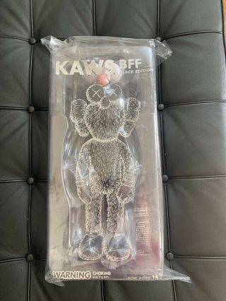 Kaws Bff Black Edition Vinyl Figure.  100 Authentic.  Never Opened