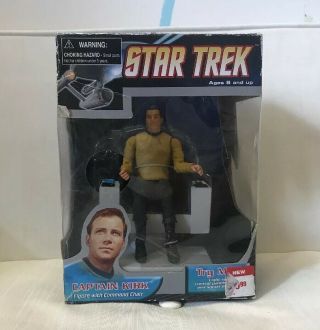 Deluxe Edition Star Trek Captain Kirk & Electronic Command Chair Action Figure