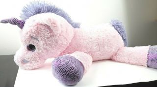 Best Made Toys 28 " Large Pink Horse Unicorn Plush Stuffed Animal With Tag