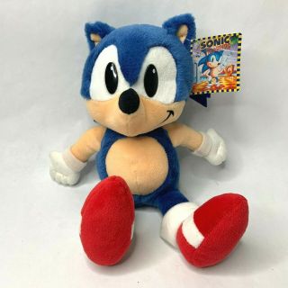 Caltoy 1993 Sonic The Hedgehog 9” Plush Sega Genesis Vintage W/ Tag Nos
