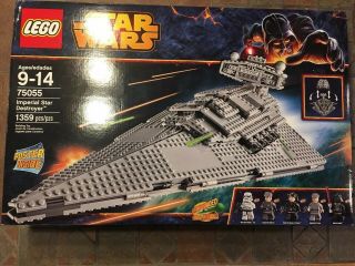 Lego Star Wars Imperial Star Destroyer Set 75055 Darth Vader Navy Trooper